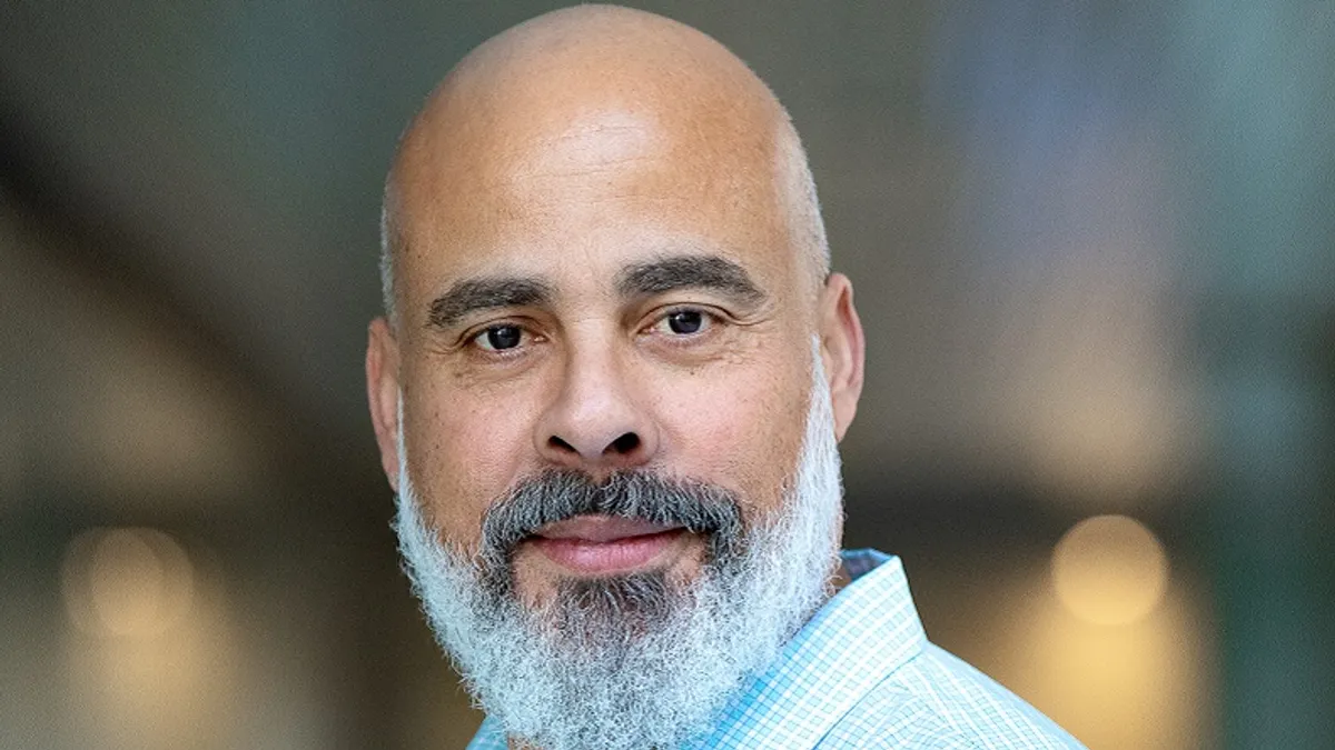 A headshot of Peter Emtage, CEO of Santa Ana Therapeutics.