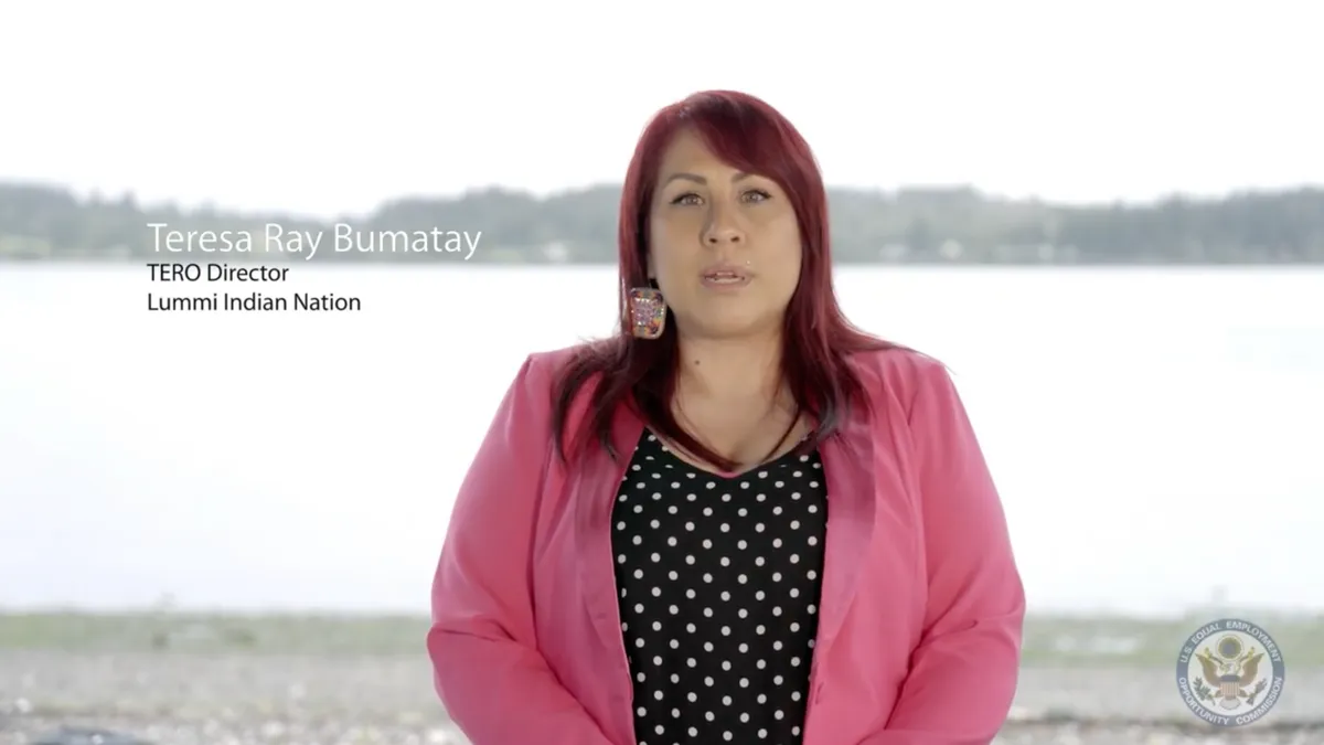 Teresa Ray Bumatay, director of the Lummi Nation’s Tribal Employment Rights Office