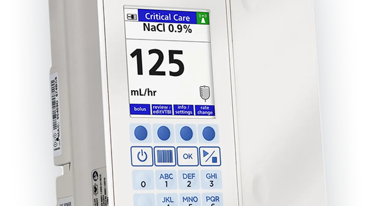 A baxter spectrum infusion pump