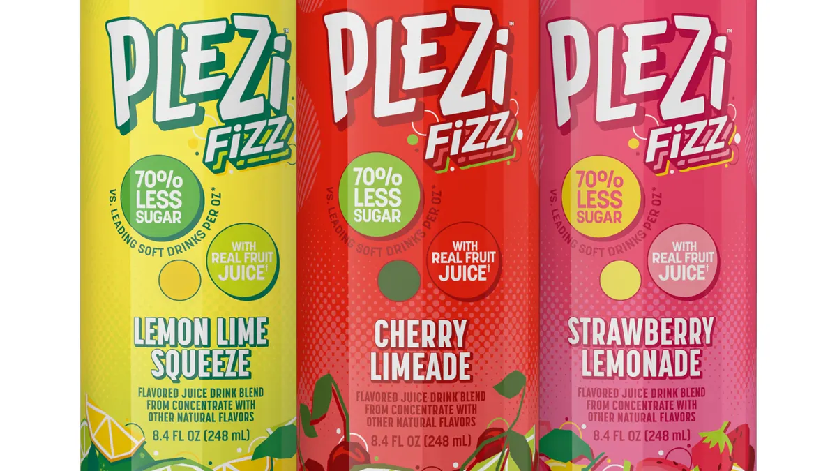 Michelle Obama’s Plezi launches fizzy fruit drink aimed at tweens and teens.