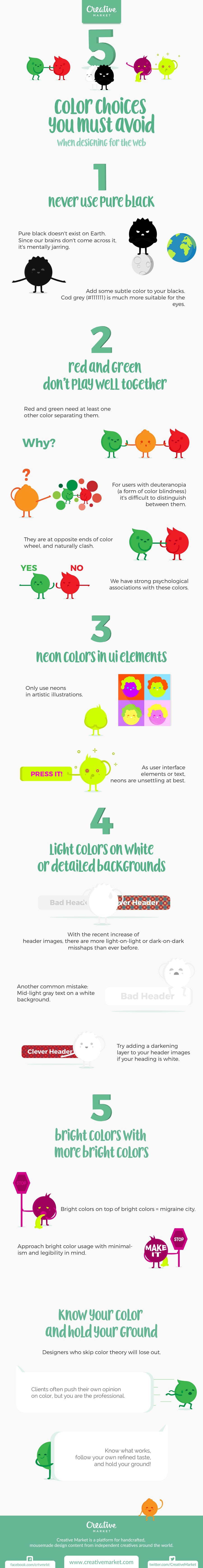 5 Color Choices That Could Ruin Your Website [Infographic] | Social Media Today
