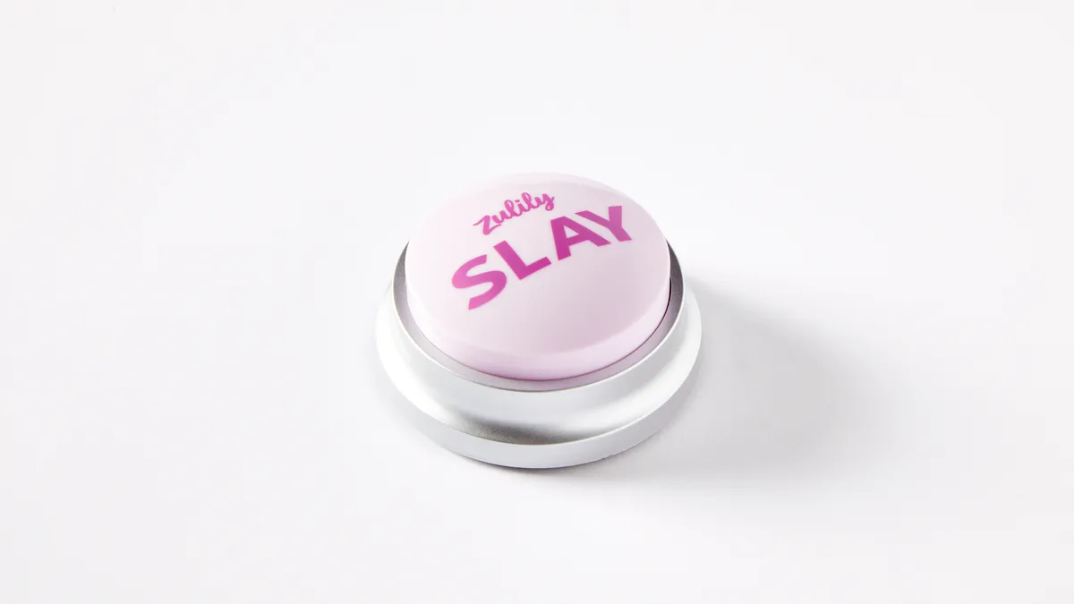 Zulily's "Slay Button" novelty product