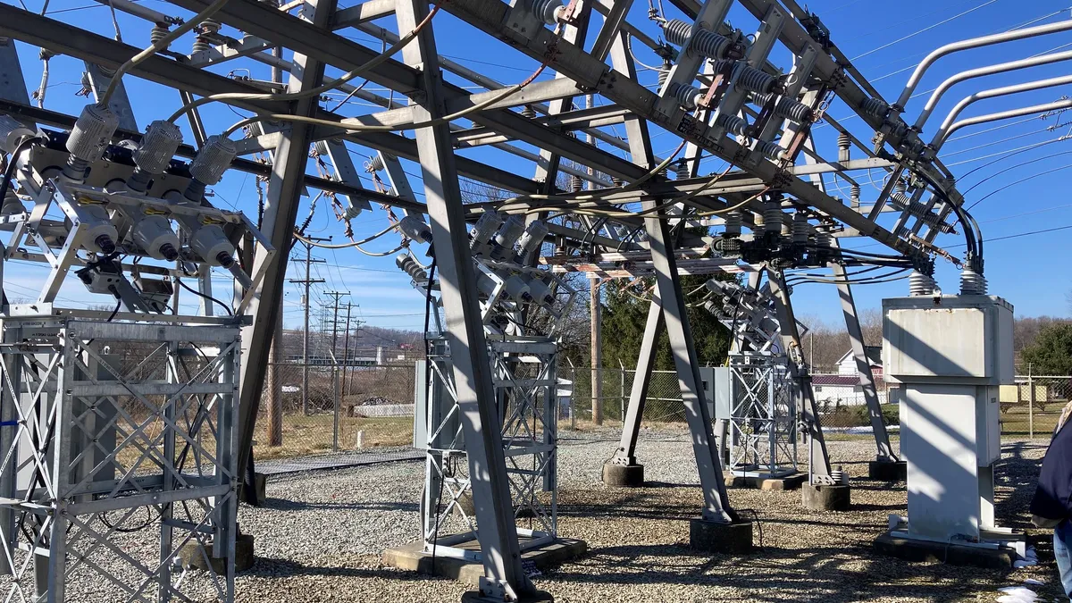 A FirstEnergy substation in western Pennsylvania.