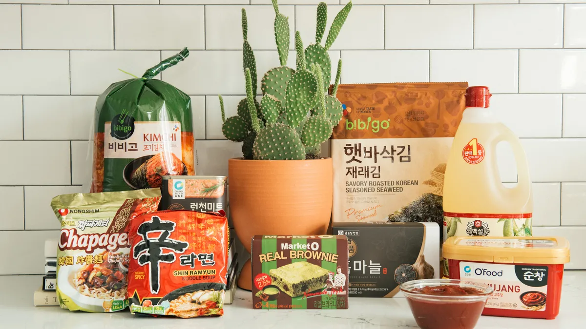 Korean food products from Weee