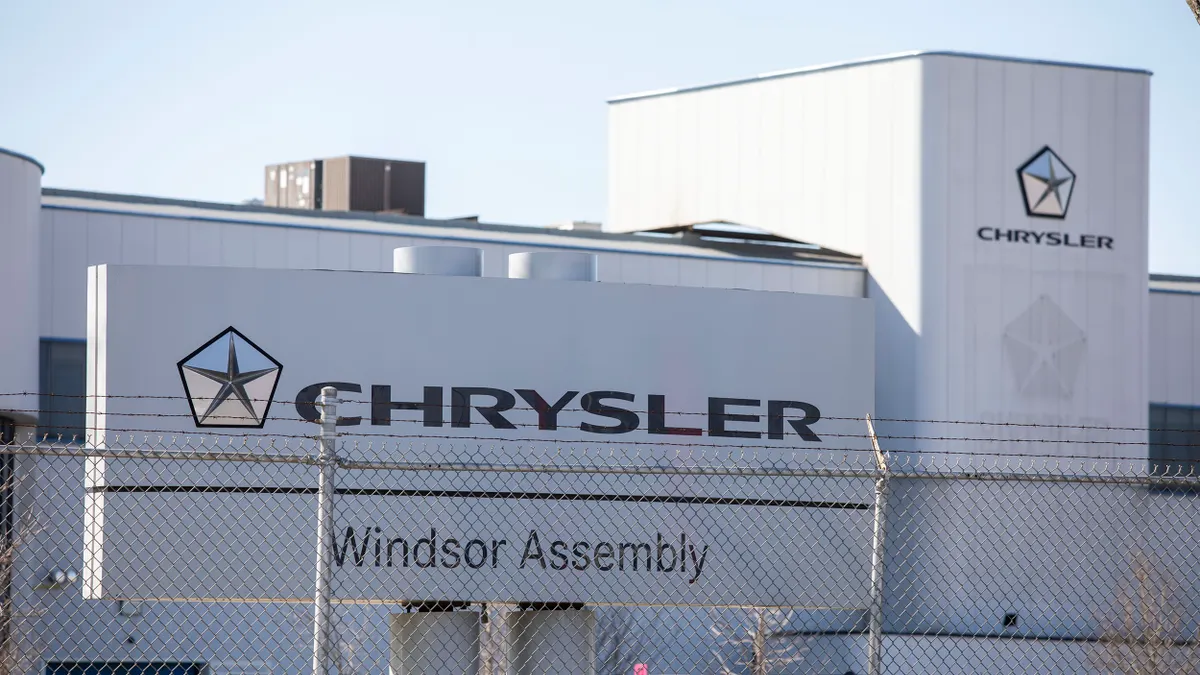 Stellantis Windsor Assembly plant on Ap. 1, 2025