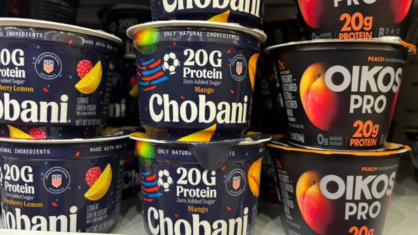 Yogurt in a Virginia grocery store