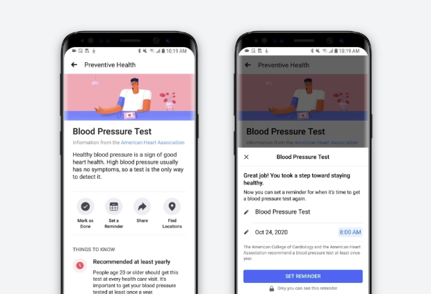 Facebook Preventive Health