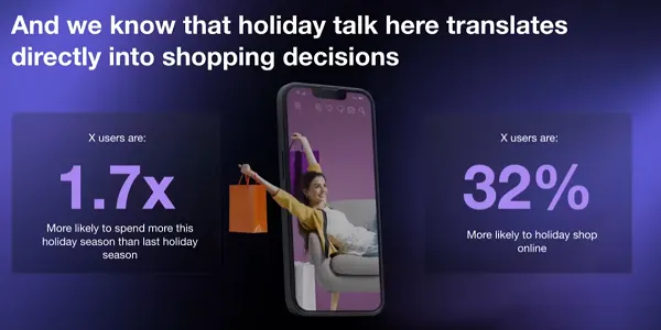 X holiday marketing