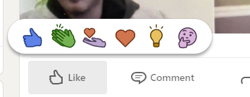 LinkedIn Reactions