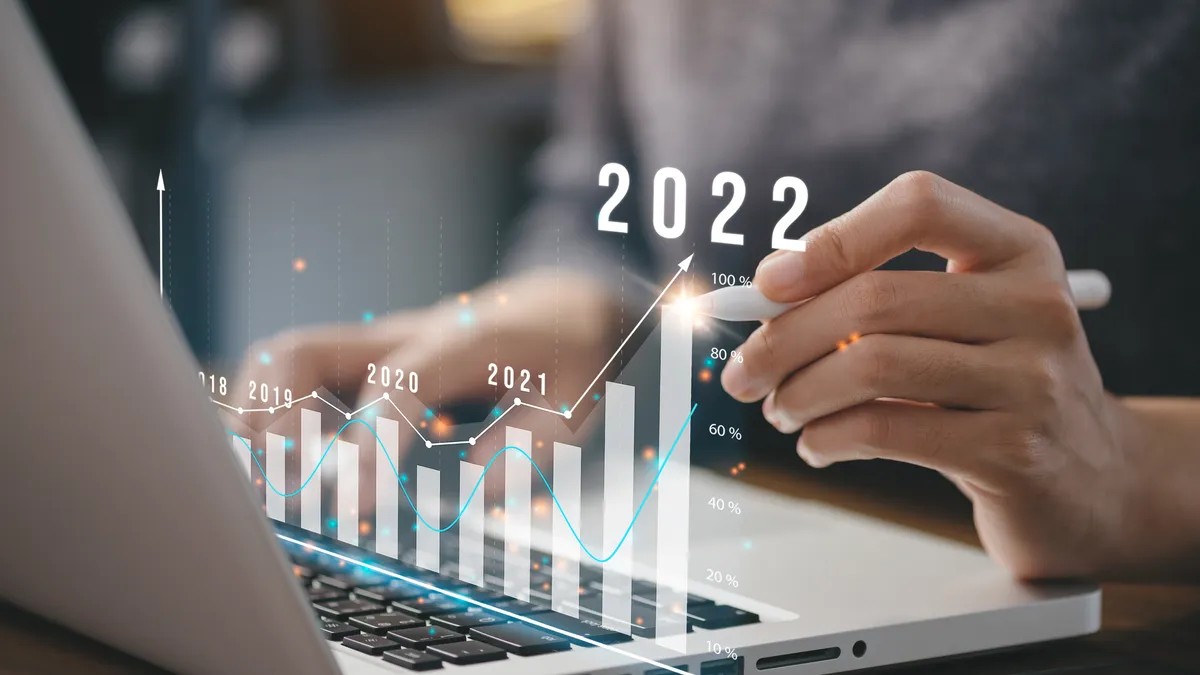 image showing bar charts with the year 2022 in foreground