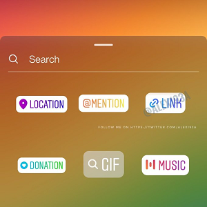 Instagram Link sticker