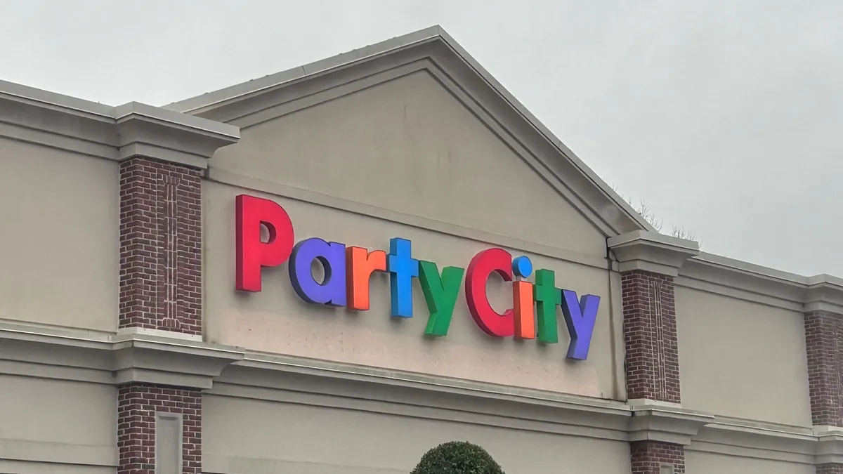 A Party City storefront