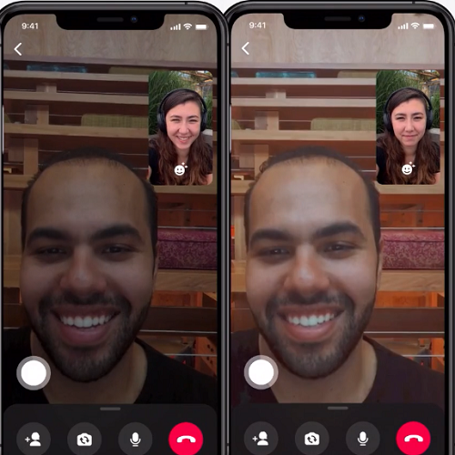 Facebook Messenger mood lighting