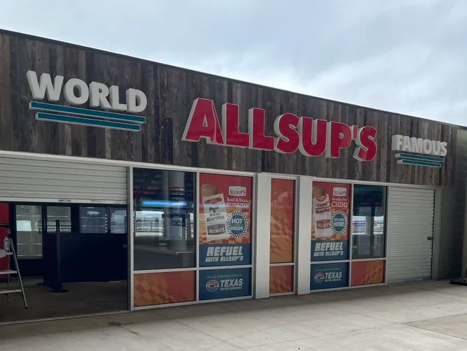 A photo of the Allsup's Grab and Go at Texas Motor Speedway.