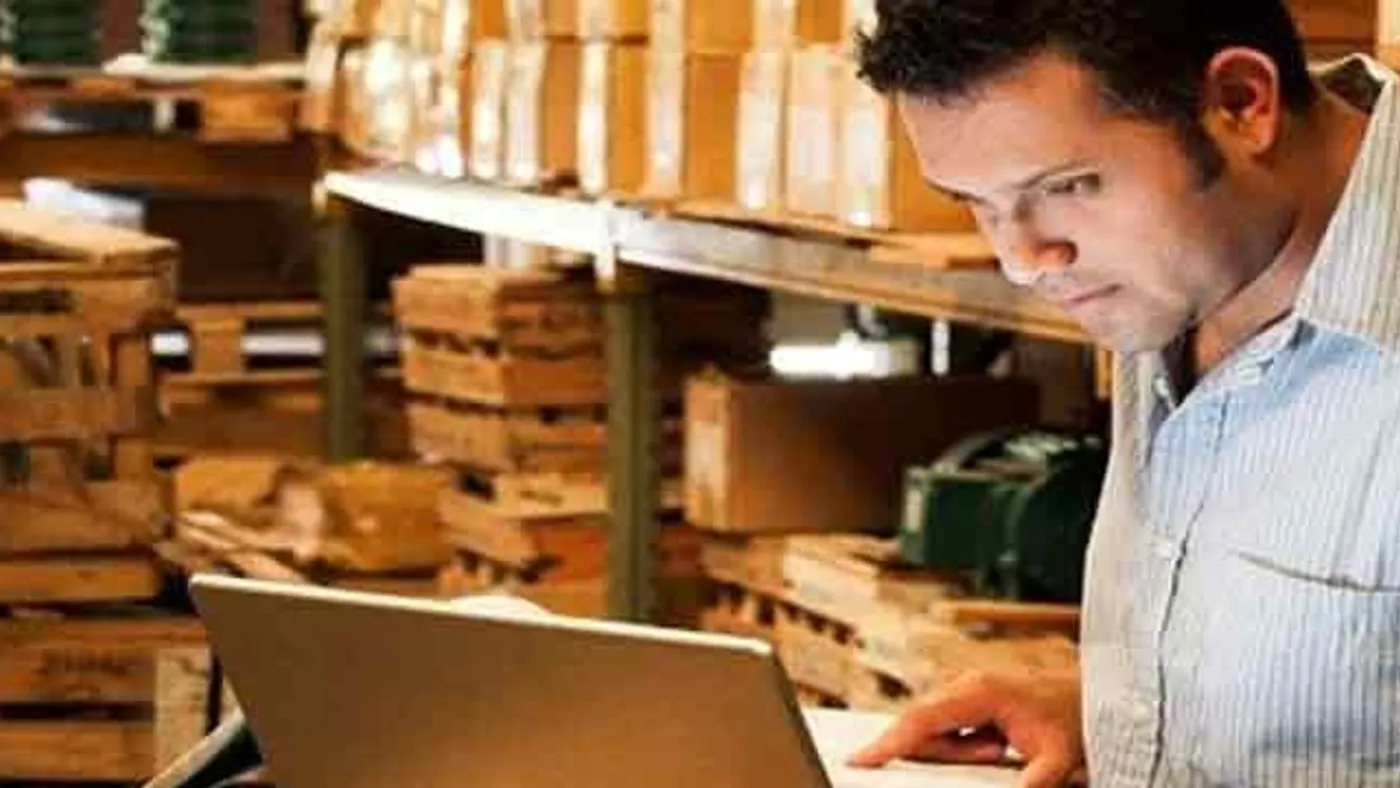 person working
