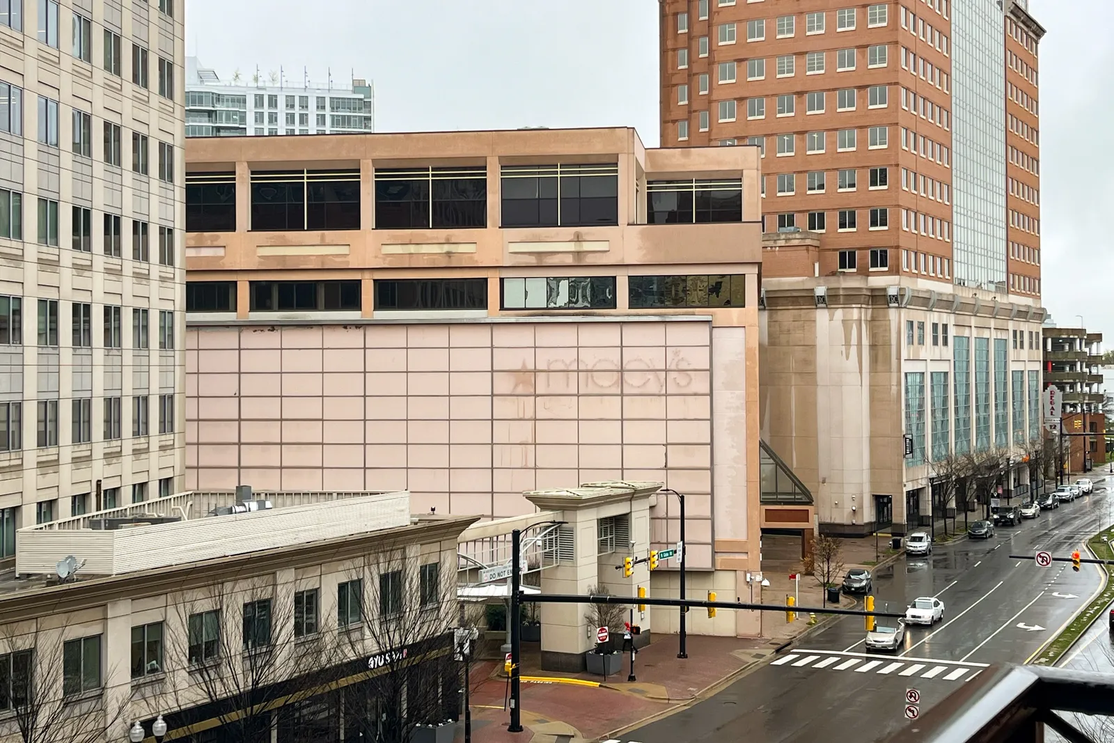 A Macy&#x27;s department store with the sign removed.