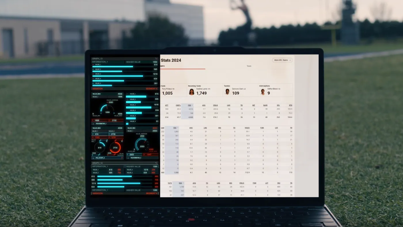 A Lenovo device picturing insights.