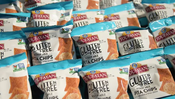 A view of Toufayen gluten free chips