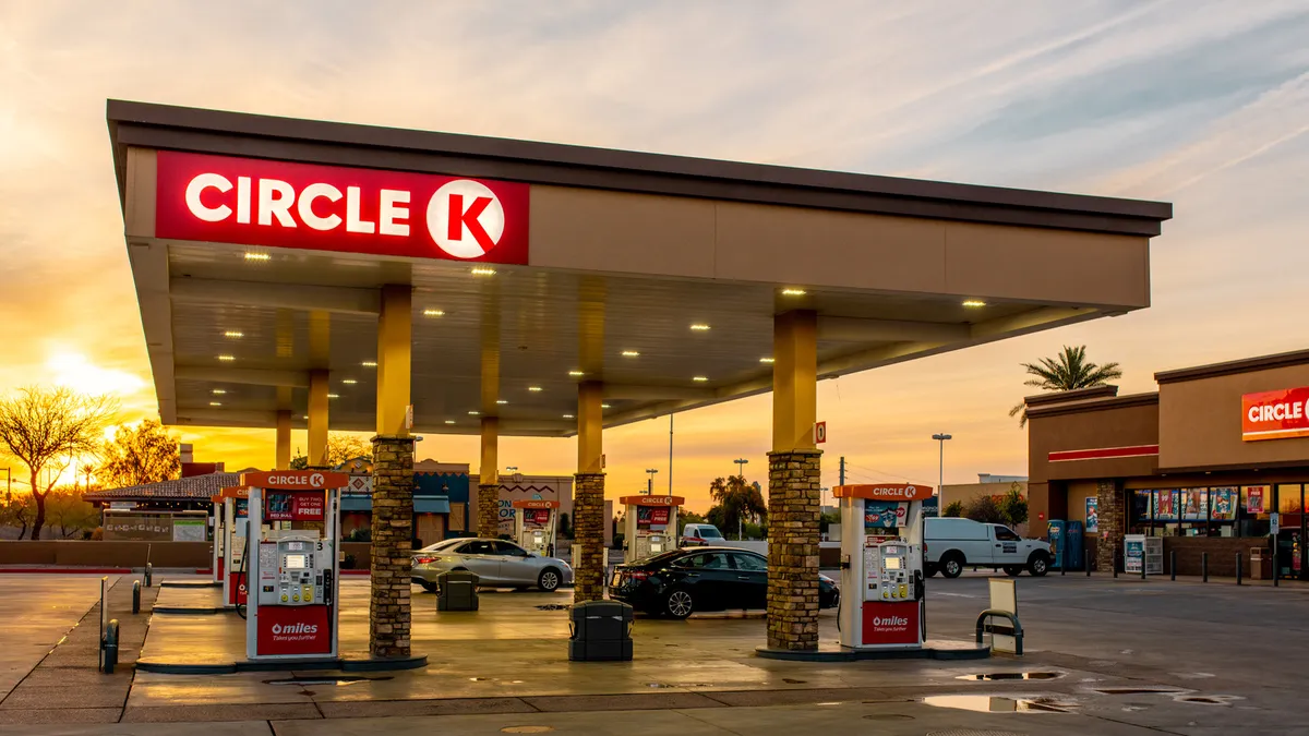 Exterior of Circle K convenience store