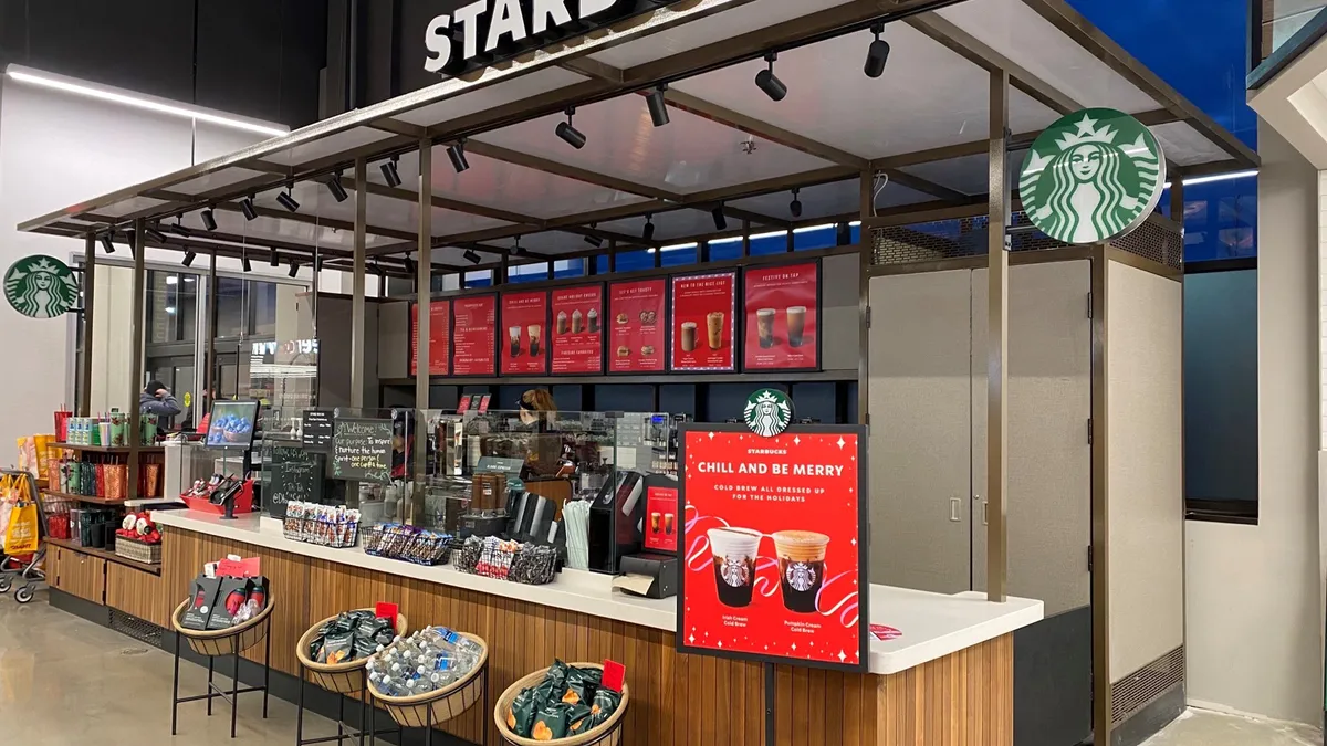 Starbucks at The Giant Company store in Doylestown, Pennsylvania