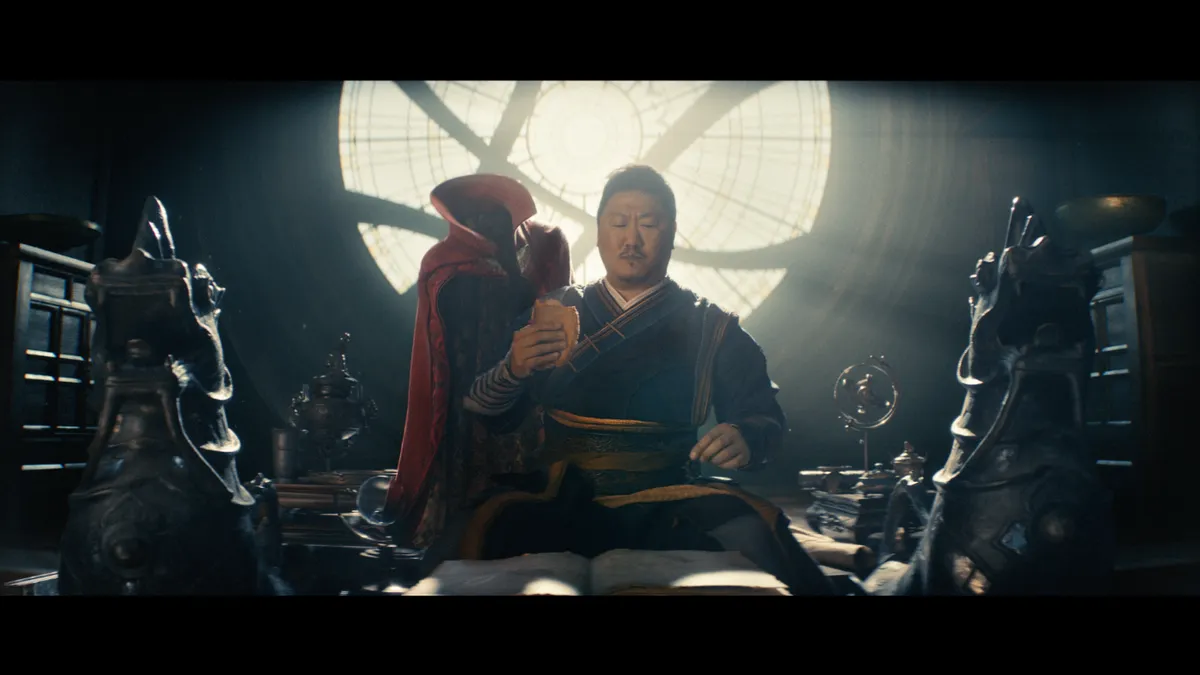 Tide's 'Doctor Strange' tie-in ad promotional still retrieved by Marketing Dive on April 20, 2022