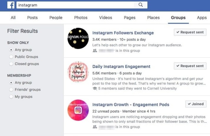 Facebook Takes Action Against Instagram 'Pod' Groups | Social Media Today