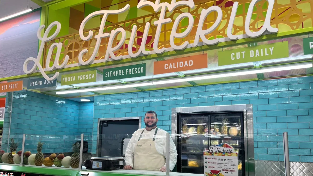 La Fruteria section in new Vallarta Carson store location.