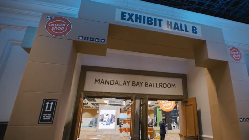 Entrance to Groceryshop 2023 exhibit hall