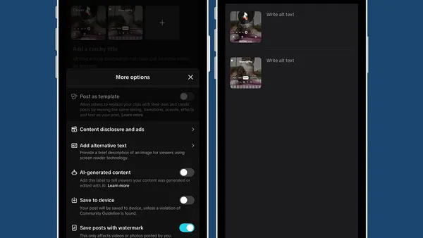 TikTok alt-text