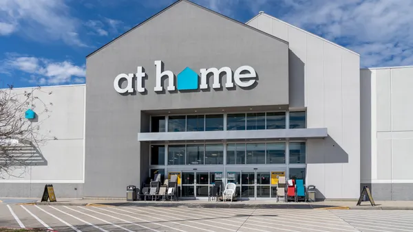 The outside of an At Home store.