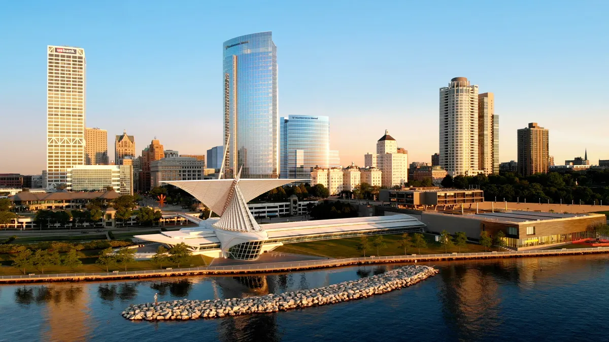 Rendering of Northwestern Mutual's $500 million downtown Milwaukee office