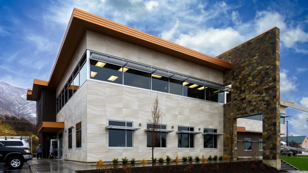 Ascent Construction Inc. Project size: 24,046 square feet. Products used: SLR II roof system. Tech Four wall system.