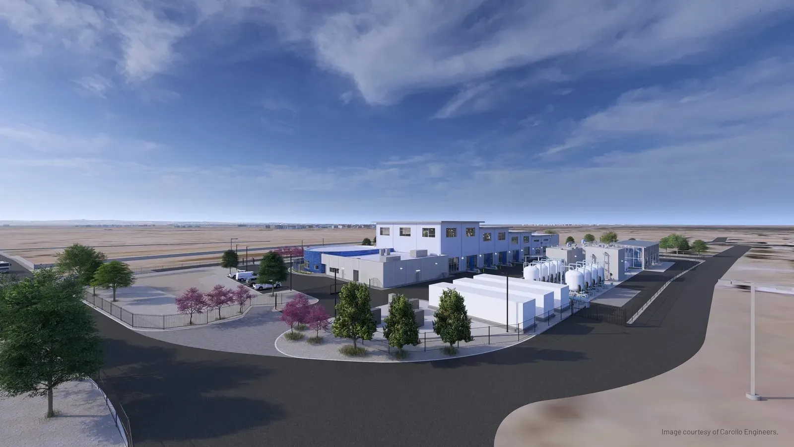Pure water center rendering