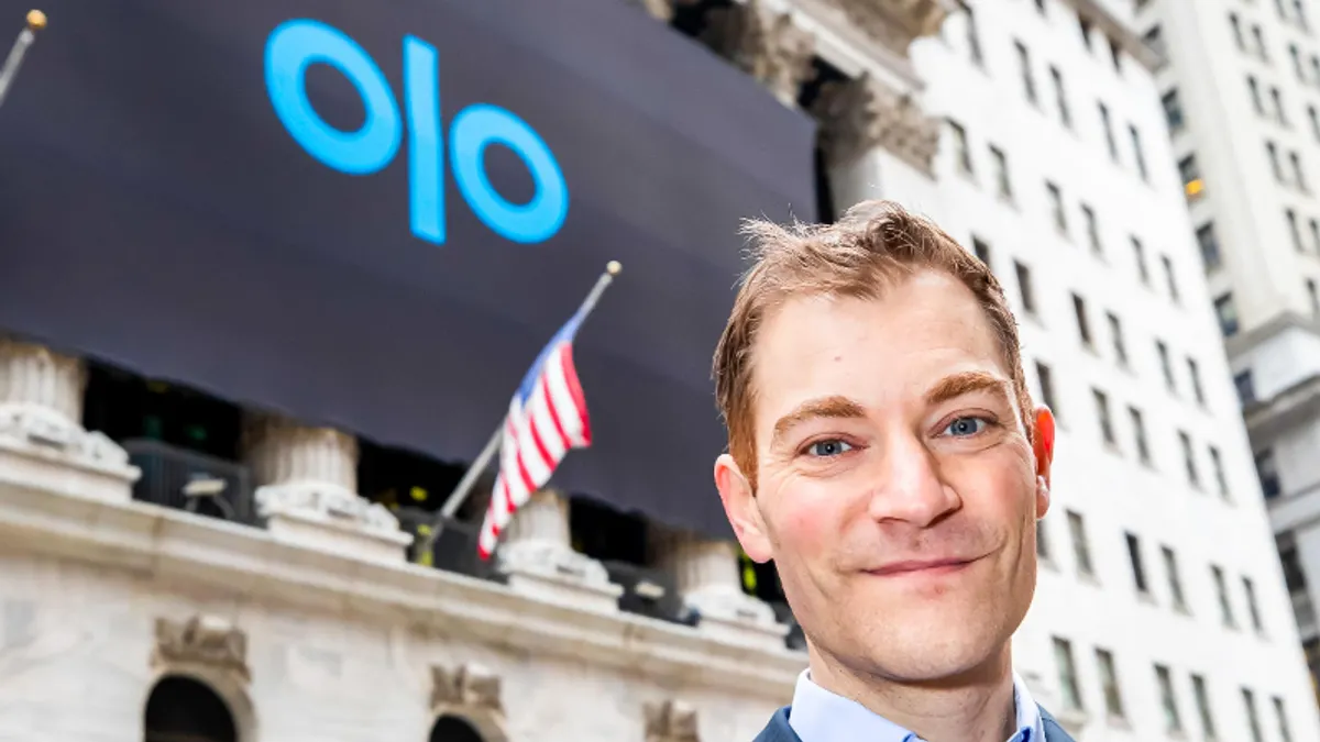 Olo founder Noah Glass on Olo's first day of trading