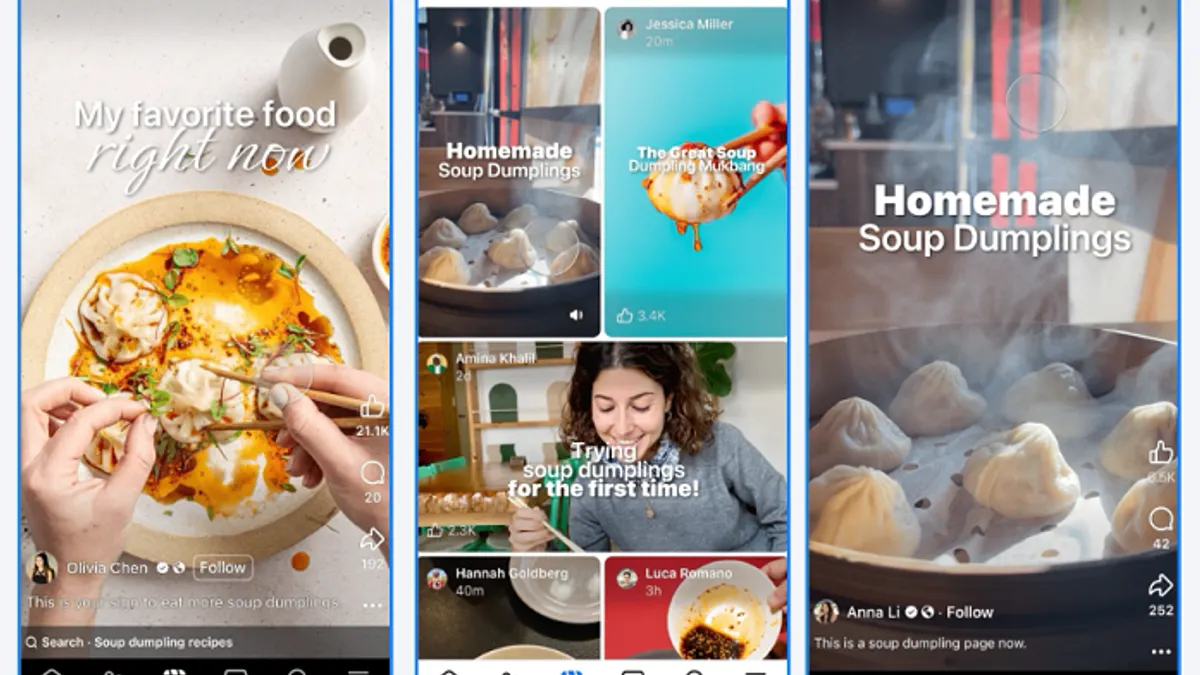 Facebook Reels topic recommendations