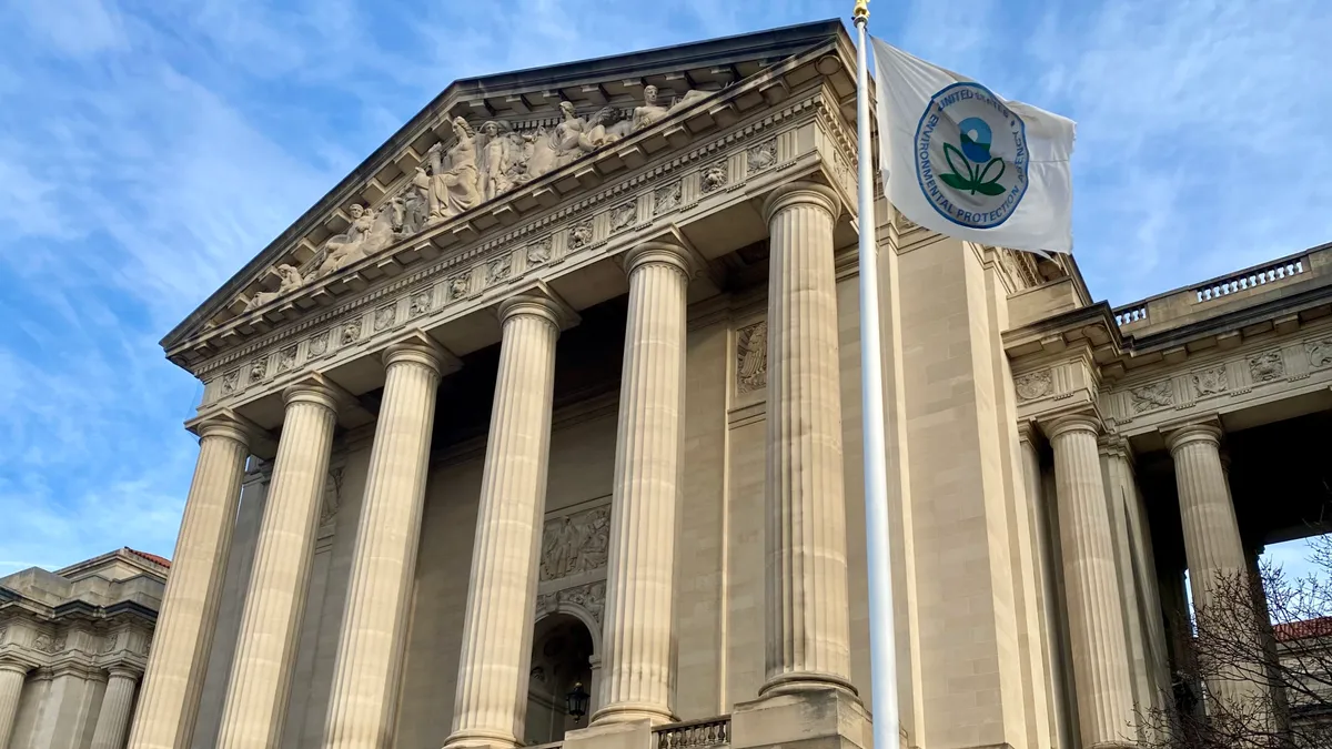 The exterior of the Environmental Protection Agency in Washington, D.C.