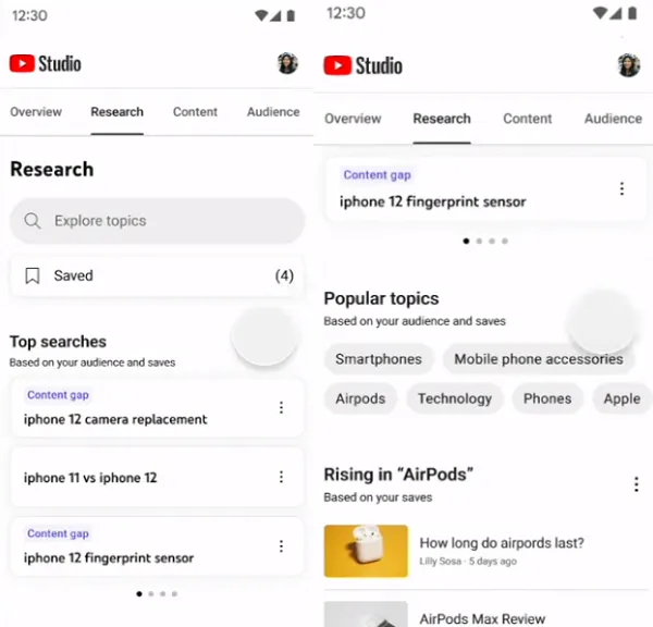 YouTube Watch Activity