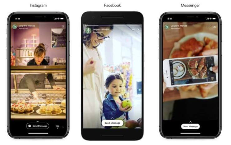 Facebook "Click to Message" CTA in Stories ads