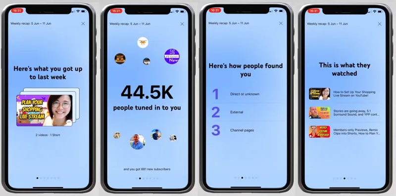 YouTube analytics update