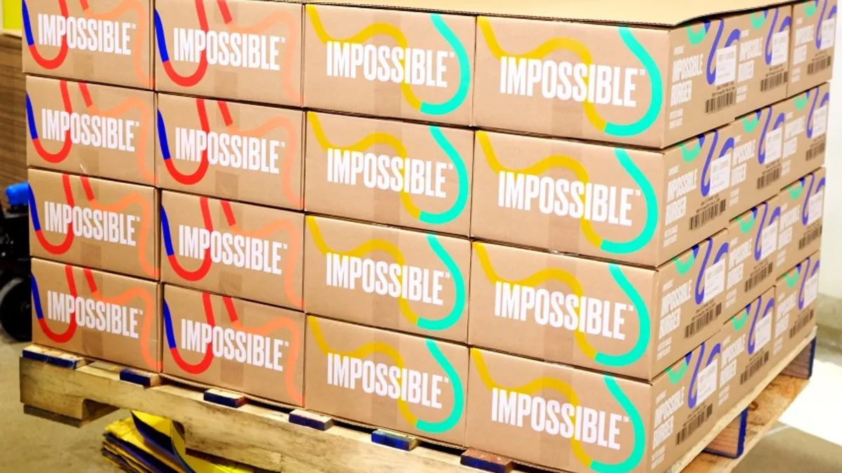 Impossible Foods boxes