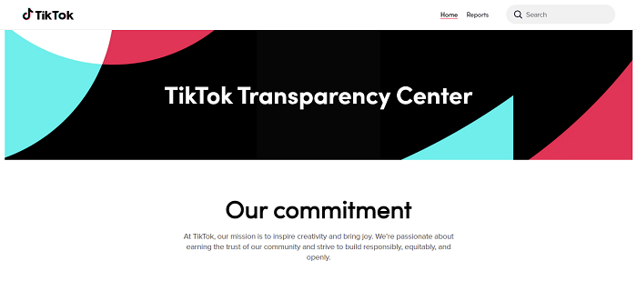 TikTok Transparency Center