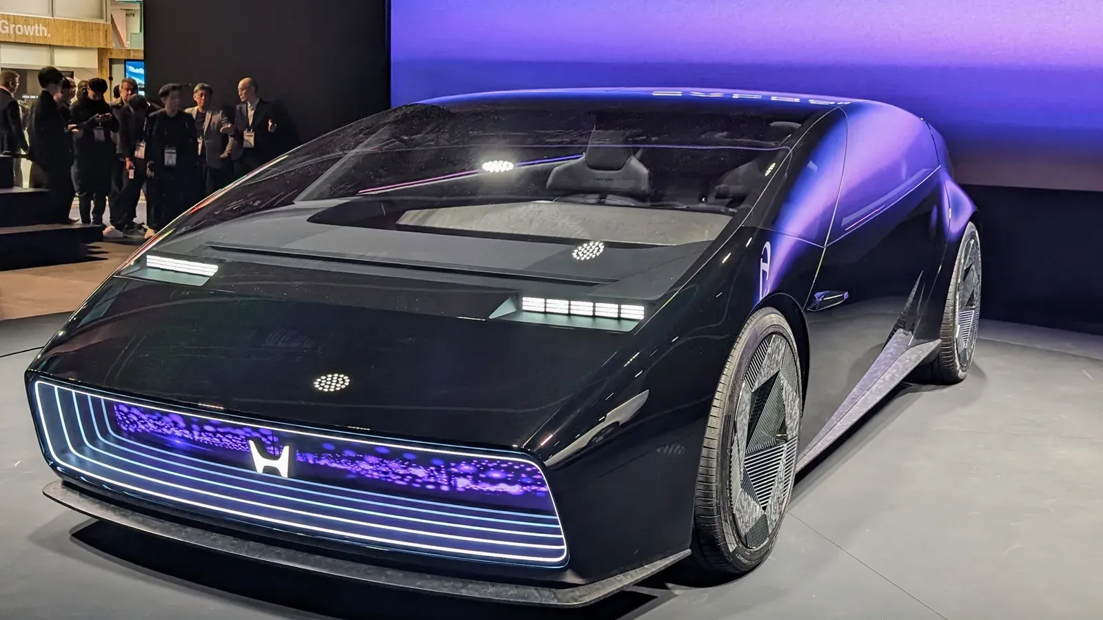 The Honda Saloon EV concept on display at CES in Las Vegas on Tuesday, Jan 9, 2024.