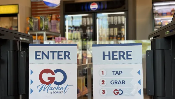 Lori's Gifts is a chain of gifts shops that use checkout-free payments systems