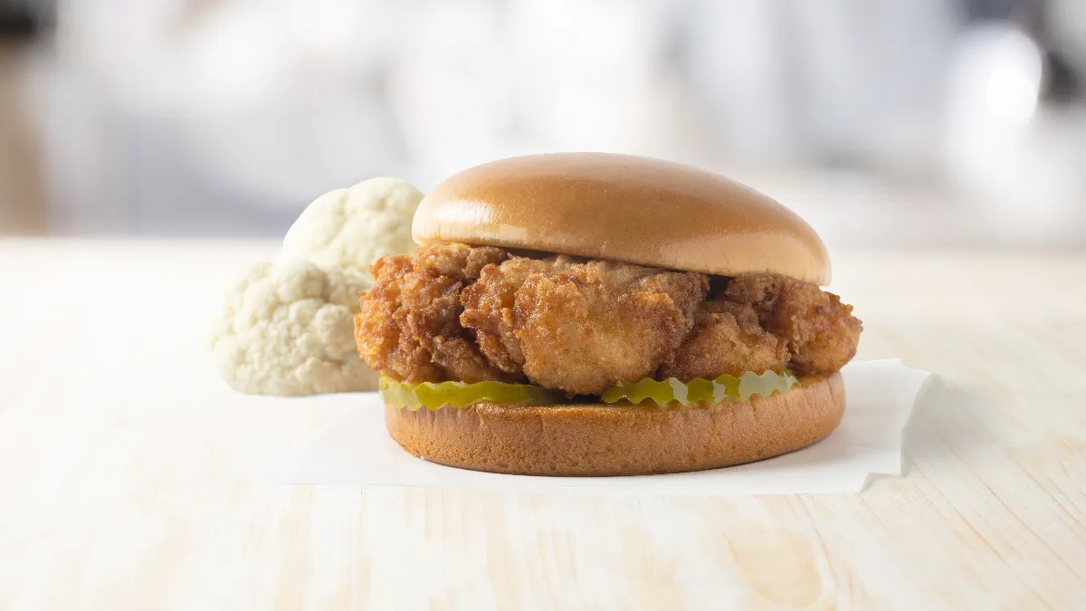 An image of Chick-fil-A's cauliflower sandwich