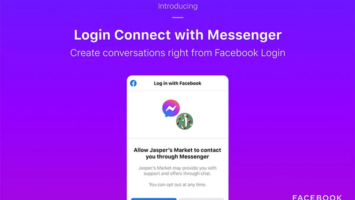 Facebook login connect