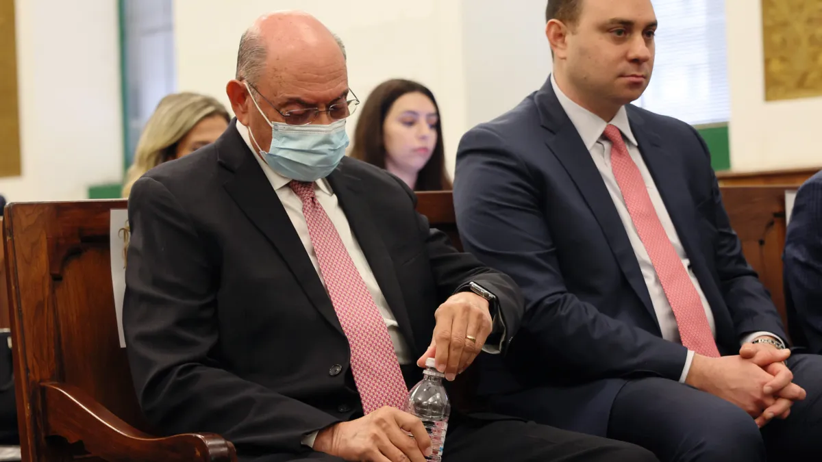 Allen Weisselberg in court on October 2023