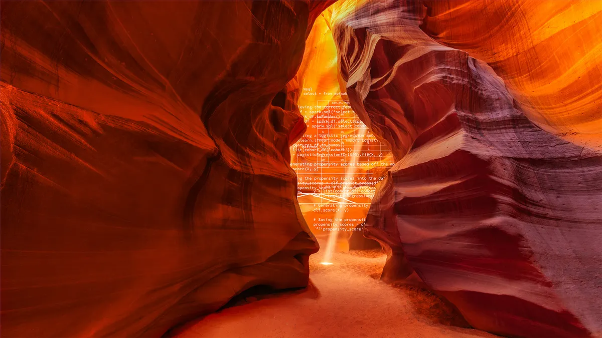 Digital art and composition of rocks