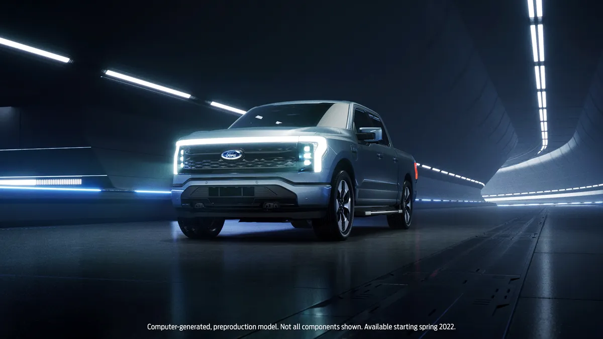 The Ford F-150 Lightning is an electric version of a popular Ford line.