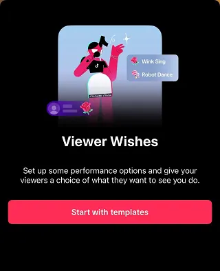 TikTok viewer wishes