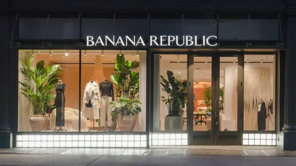 Banana Republic storefront in SoHo.